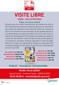 Visite libre collection Paris à Guéret