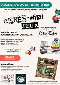 Après-midi jeux à La Forêt-sur-Sèvre