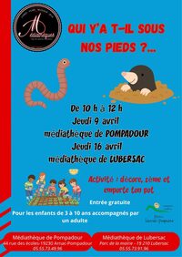 Histoire et activité : qui y a t-il sous nos pied? à Lubersac