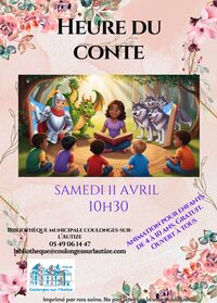 Heure du conte de 4 à 10 ans à Coulonges-sur-l'Autize