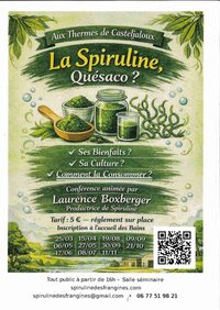 Conférence sur la spiruline à Casteljaloux
