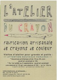 Visite atelier du crayon à Lesperon
