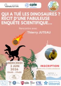 Rencontre avec Thierry Juteau - Qui a tué les dinosaures ? à Hendaye