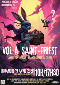Vol à Saint Priest ? Une chasse au trésor à Saint-Priest-la-Feuille