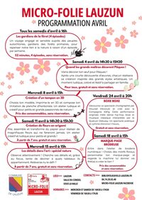 Micro-Folie : marque-page brodeuse à Lauzun