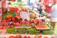 Marché traditionnel à Geaune