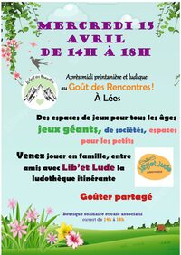 Après-midi printanière et ludique à Lées-Athas