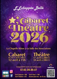 Cabaret et théatre 2026 à La Chapelle-Bâton