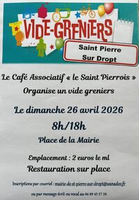 Vide greniers à Saint-Pierre-sur-Dropt