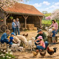 De ferme en ferme : visite de la ferme de la Place à Loye-sur-Arnon