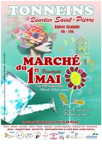 Marché aux Fleurs du 1er Mai à Tonneins