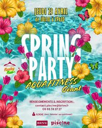 Aqua fitness géant spring party (Piscine Municipale) à Brive-la-Gaillarde
