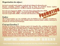 Stage de théâtre d'impro à la Bertrande à Saint-Astier