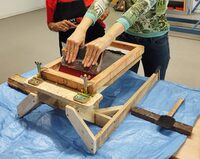 Atelier sérigraphie sur textile et papier à Payzac