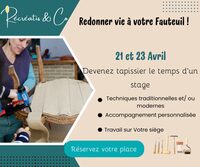 Devenez tapissier le temps d’un stage à Villamblard