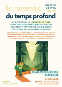 Marche du Temps Profond - Journée de la Terre à Clergoux