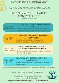 Atelier : Équilibre vie professionnelle - vie personnelle à Casteljaloux