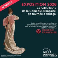 Visite de l'exposition "Les Collections de la Comédie Française en tournée à Arn à Cambo-les-Bains