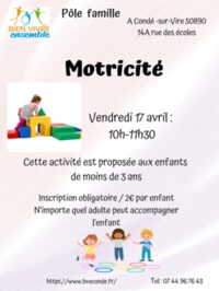 Atelier motricité à Condé-sur-Vire