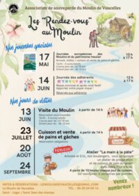 Journée européenne des Moulins et du patrimoine meulier à Saint-Jean-des-Champs