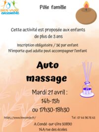 Atelier "Automassage" à Condé-sur-Vire