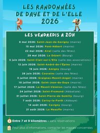 Les randonnées de Daye et de l'Elle à Saint-Jean-de-Savigny