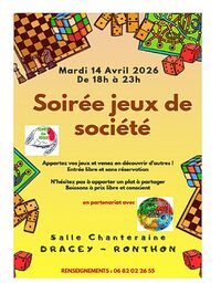 Soirée jeux de société à Dragey-Ronthon