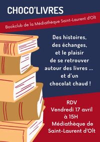 Choco'livres à la médiathèque à Saint-Laurent-d'Olt