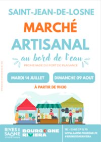 Marché artisanal "Au bord de l'eau" à Losne