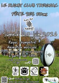 Le Rugby Club Treignac fête ses 50 ans ! à Treignac