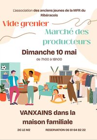 Vide grenier & Marché des producteurs à Vanxains