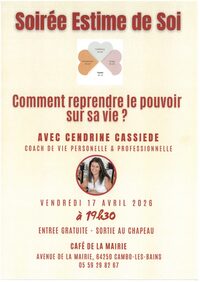 Soirée Estime de Soi à Cambo-les-Bains