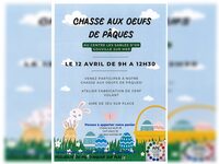 Chasse aux œufs et atelier cerf-volant à Gouville-sur-Mer