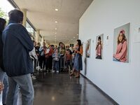 Vernissage de l'exposition de travaux EAC "Eco-typie. Impressions du vivant" à Vitry-sur-Seine