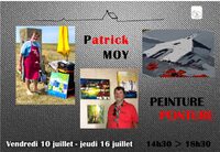 Patrick Moy, peintre à Saint-Broladre