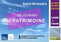 Journées du Patrimoine à Saint-Broladre