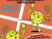 Tes premiers matchs de tennis à Hettange-Grande