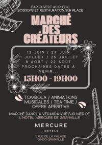 Marché des créateurs à Granville