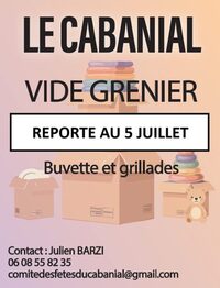 VIDE GRENIER AU CABANIAL à Le Cabanial