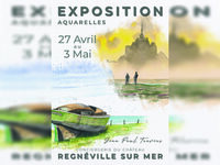 Exposition aquarelles à Montmartin-sur-Mer