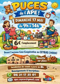 PUCES DE L'APE à Ceyras