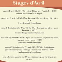 STAGES AU DIVIN BAZAR à Martres-Tolosane