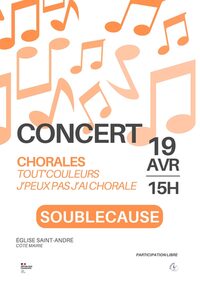 Concert de 2 Chorales à Soublecause