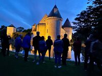 Le Château de Colombières illuminé pour Pierres en Lumières à Bricqueville