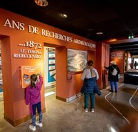 Espace muséographique du temple de Mercure à Orcines