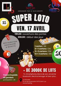 SUPER LOTO DU SLO KARATE à Saint-Lys