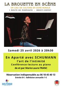 En Aparté avec Shumann  -  L'art de l'intimité à Broût-Vernet