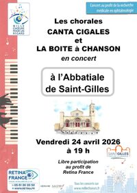 Concert de chorales à Saint-Gilles