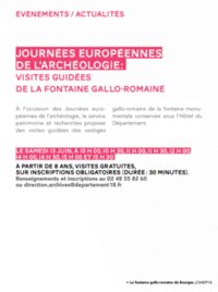 Visite guidée de la fontaine gallo-romaine à Bourges