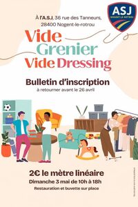 Vide-greniers & Vide-dressing de l'ASJ à Nogent-le-Rotrou